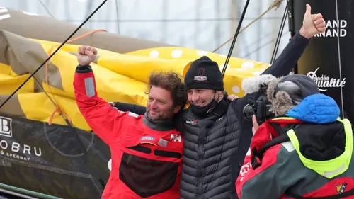 Transat Jacques-Vabre : les arcachonnais Arnaud Boissières et...