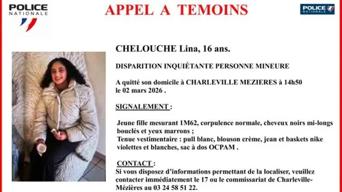 Une adolescente de 16 ans portée disparue.
