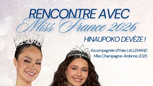 Miss France en visite dans la Marne ce mercredi. 