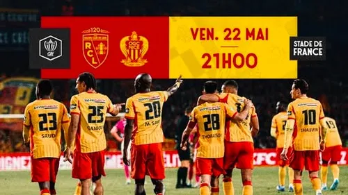Foot: Lens affrontera Nice en finale de la coupe de France