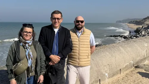 Dany Boon en repérage à Wissant ce jeudi 