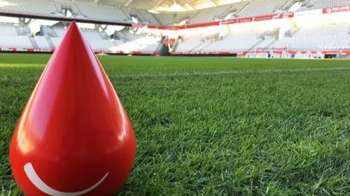 Une collecte de sang au stade Auguste Delaune à Reims