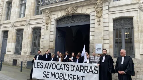 Les avocats d'Arras en grève ce lundi : une journée "justice morte"...