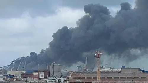Dunkerque : un impressionnant incendie à ArcelorMittal, le feu est...