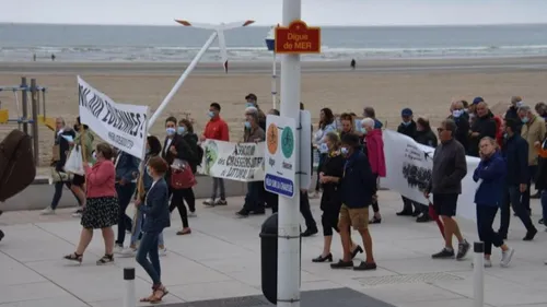 Dunkerque: Une marche contre le projet d'éoliennes en mer, demain 