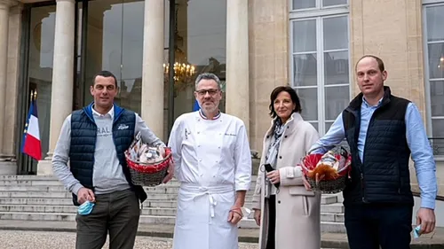 De la dinde de Licques pour le réveillon d'Emmanuel Macron! 