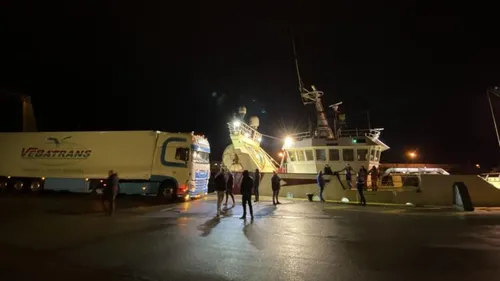 Boulogne-sur-Mer: Une nouvelle action des pêcheurs, hier soir