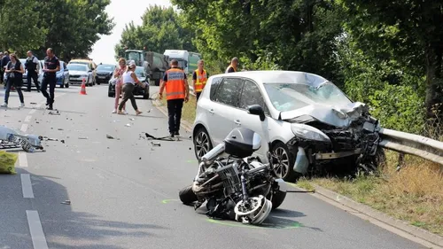 Un motard tué dans un accident sur la D916 à Burbure