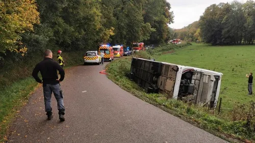 Un car scolaire accidenté dans les Ardennes