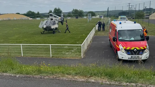 Une fillette de 6 ans héliportée à l'hôpital après un accident de...