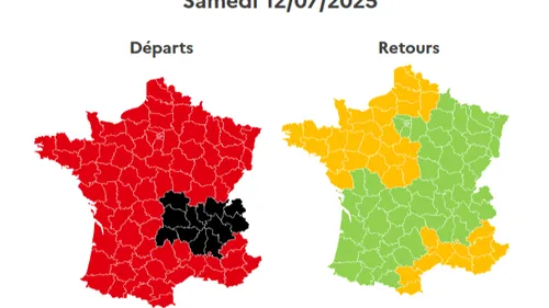 Bison Futé voit rouge et noir pour ce week-end du 14 juillet