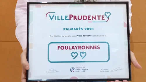 Une ville de Lot-et-Garonne labellisée "Ville prudente"