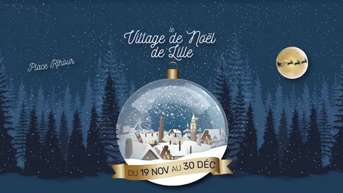 LE VILLAGE DE NOËL DE LILLE AVEC CONTACT FM !