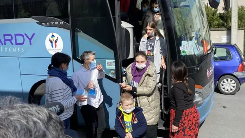 Opération Parrain Ukraine Reims : les 55 réfugiés ukrainiens sont...