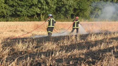 Plusieurs feux de champs hier soir, dans le pas-de-calais