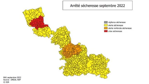 Sécheresse : l'ensemble des mesures de restriction maintenues pour...