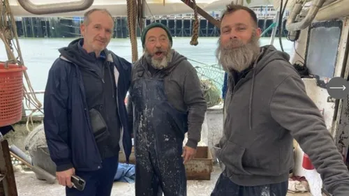 Patrick Timsit en tournage à Boulogne! 