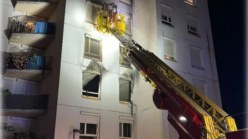 Lens : 130 personnes évacuées, 20 intoxiqués après un feu d’immeuble