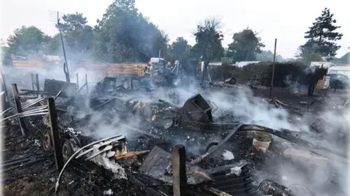 Wissant: Un incendie au camping la Source