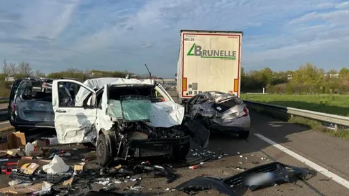 Carambolage sur l'autoroute A26