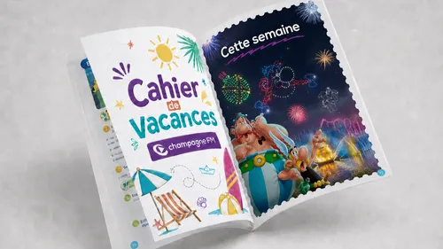 Gagnez vos places pour le Parc Astérix avec le Cahier de Vacances...