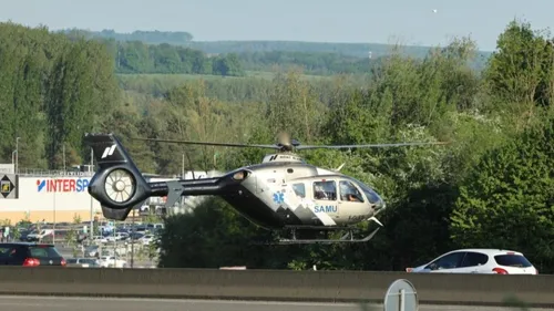 Une jeune femme héliportée à l'hôpital de Reims après un accident
