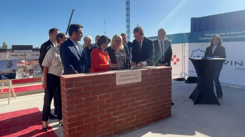 Le nouveau Chu de Reims s'agrandit avec la construction d'un...