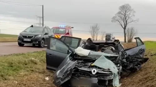 Deux blessés dans un choc frontal