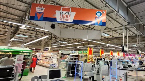 Un incendie au Leclerc de Vitry-le-François.