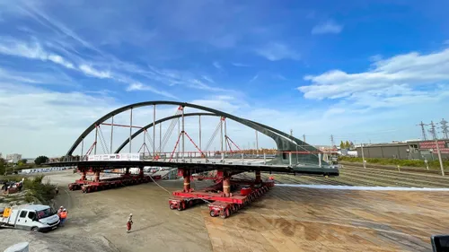 Le nouveau pont de Witry est en place