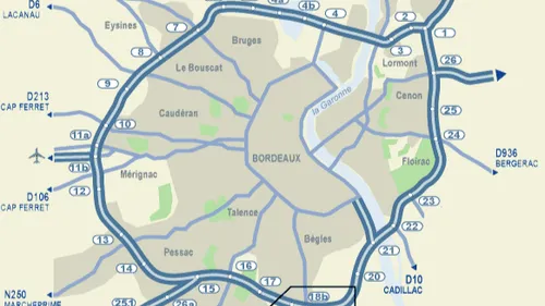 La rocade de Bordeaux va fermer plusieurs fois la semaine prochaine!