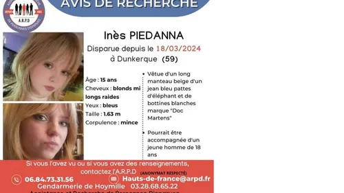 Dunkerquois: Une ado toujours recherchée