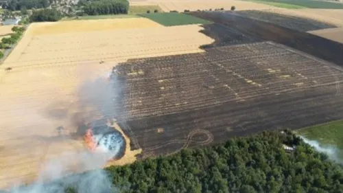 De nombreux feux de champs se sont déclarés ce mardi, dans notre...
