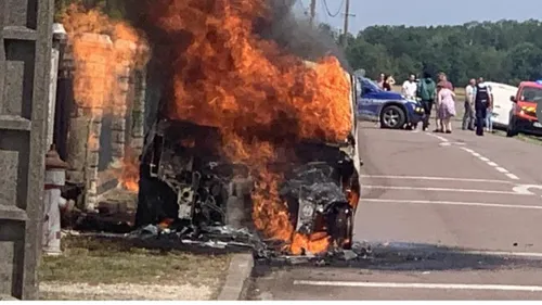 Un véhicule s’embrase à Maizières-la-Grande-Paroisse