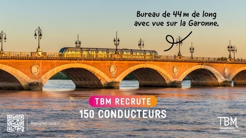 TBM recrute des conducteurs et des agents de maintenance