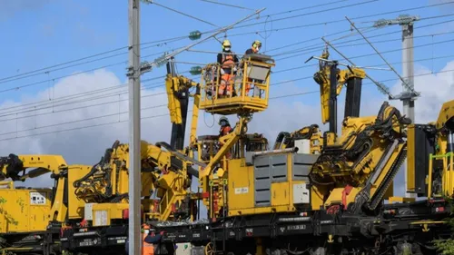 Un train spécial va remplacer 35 km de rail entre Châlons et Reims
