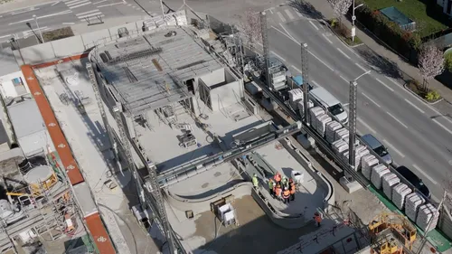 Un immeuble construit grâce à l'impression 3D.