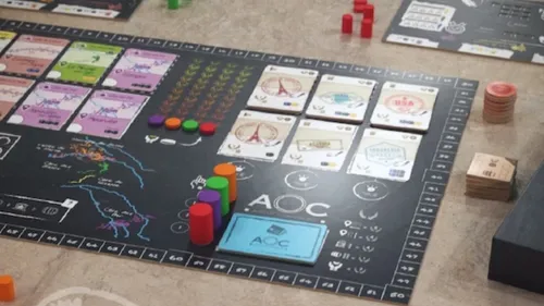 Un jeu de société sur le champagne 