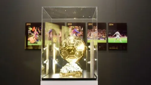 Le Ballon d'Or sera exposé à Lens ce vendredi
