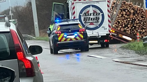 Intervention en cours dans la traversée urbaine de Reims