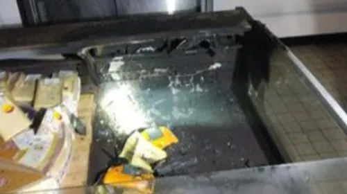 Auchel: Un incendie ce dimanche soir à Carrefour Market