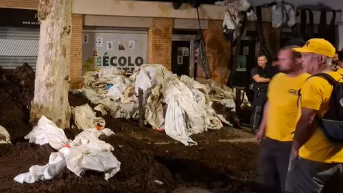 Loi Duplomb : des agriculteurs jettent du fumier sur les locaux des...