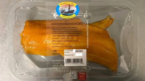  Des filets de haddock Bourgain et fils rappelés à la consommation...