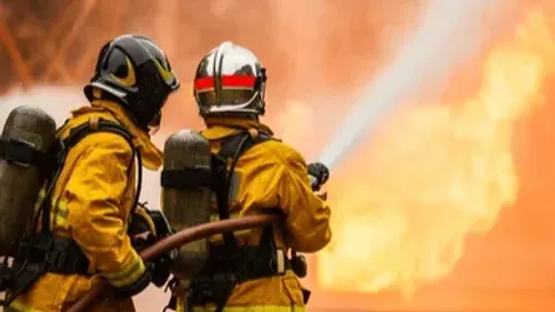 Tingry : Une maison dévastée par un incendie.