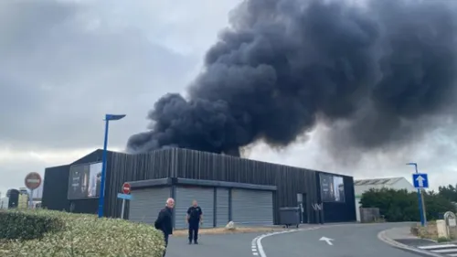 Wimereux : le magasin Gamm Vert victime d’un incendie ce lundi soir
