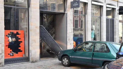 Lille : la boutique Hermès attaquée à la voiture bélier