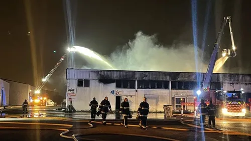 L'entreprise dunkerquoise Kalifrais ravagée par un incendie