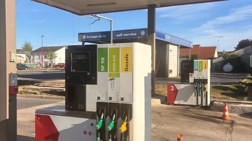 Une station-service vandalisée