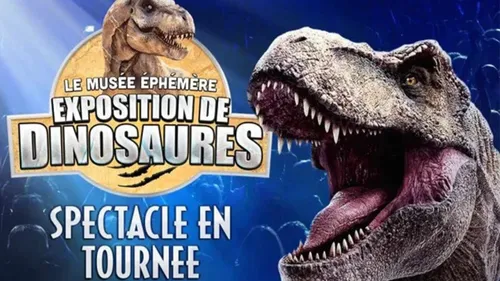 GAGNEZ VOS PLACES POUR LE MUSEE EPHEMERE DINOSAURES