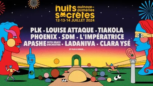 Le festival des Nuits Secrètes a dévoilé ses premières têtes...
